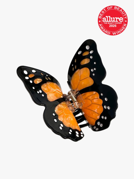 Solar Eclipse Claw Clips in branded component on a light gray background with the 2026 best of beauty seal in the top right corner